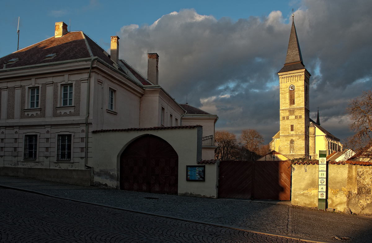 Church of the Holy Trinity in sun rays